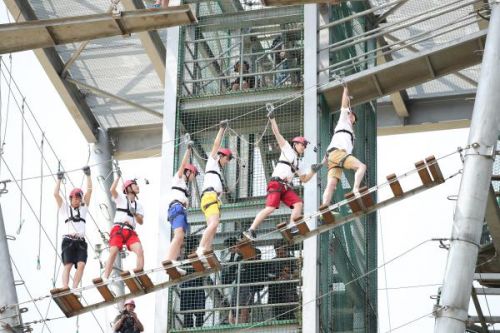《高能少年团》攀百米高塔 王俊凯惨遭虫子惊魂
