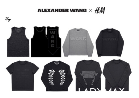 Alexander Wang X H&M系列完全曝光 11月6日正式发售